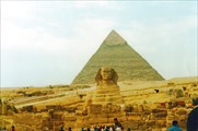 Пирамида Хефрена XXVI века до н. э., Большой Сфинкс, Гиза, Каир
